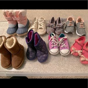 Toddler girl 8 pack of shoes
